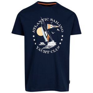 Trespass Mens Cedarf Printed T-Shirt / Navy